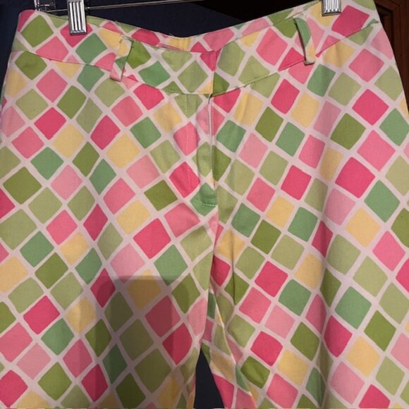 Molly B. Fun Checkered Colorful Pants Size 4 - Picture 2 of 6